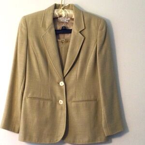 Classic Womens Tan 2piece Suit